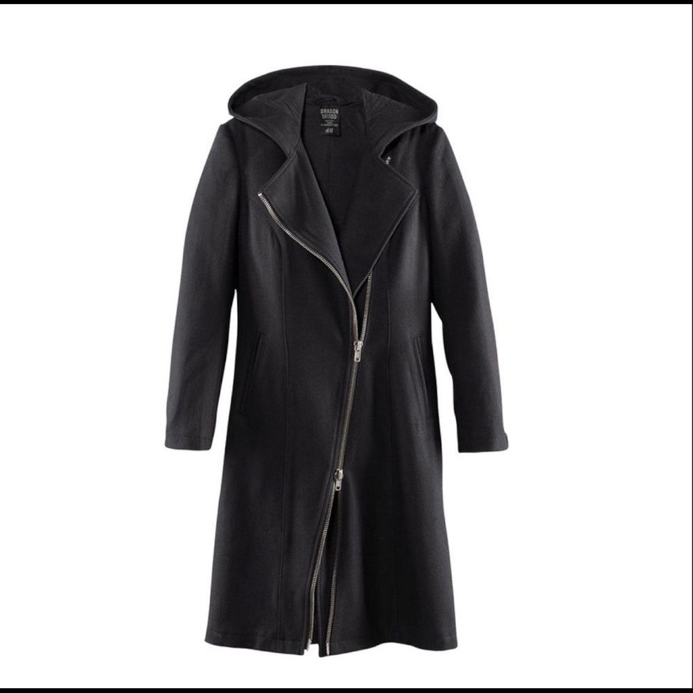 TRISH SUMMERVILLE DRAGON TATTO WOOL COAT